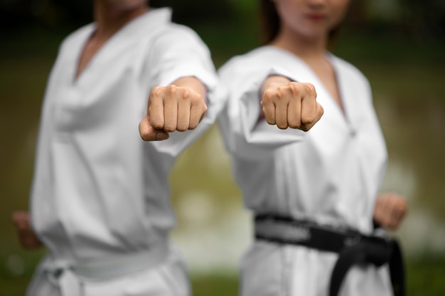 مهارت های دفاع شخصی در کیوکوشین کاراته